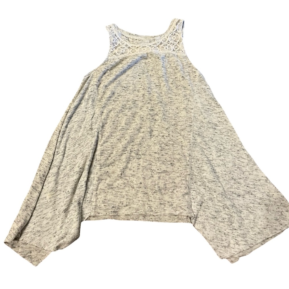 Mudd girls flowy grey blouse 10